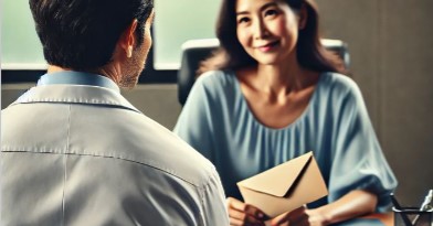 Médico orienta paciente em consultório