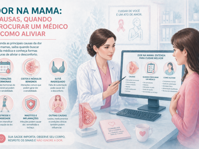 Dor na Mama: Causas, Quando Procurar um Médico e Como Aliviar