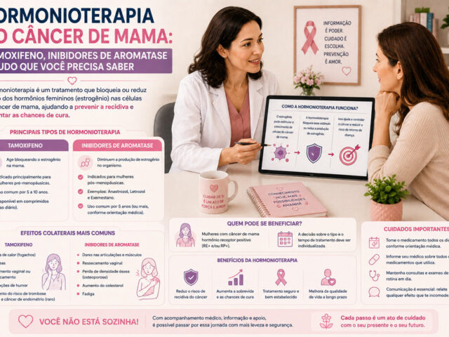 Hormonioterapia no Câncer de Mama: Tamoxifeno, Inibidores de Aromatase e Tudo Que Você Precisa Saber