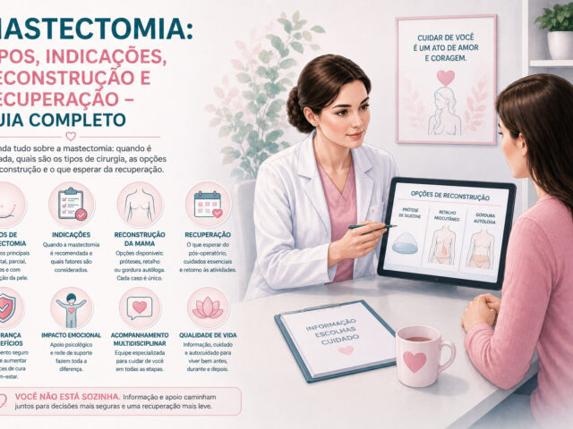 Mastectomia: Tipos, Indicações, Reconstrução e Recuperação – Guia Completo