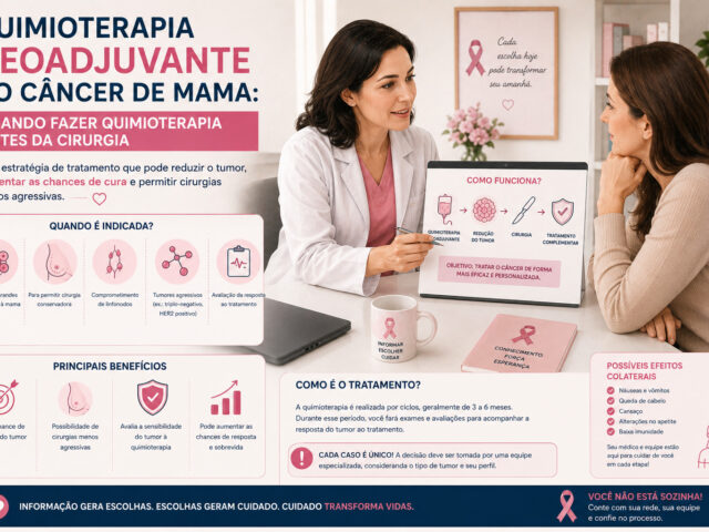 Quimioterapia Neoadjuvante no Câncer de Mama: Quando Fazer Quimioterapia Antes da Cirurgia