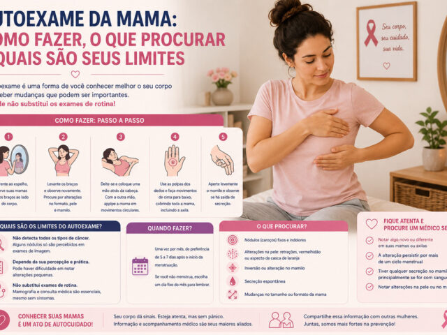 Autoexame da Mama: Como Fazer, O Que Procurar e Seus Limites