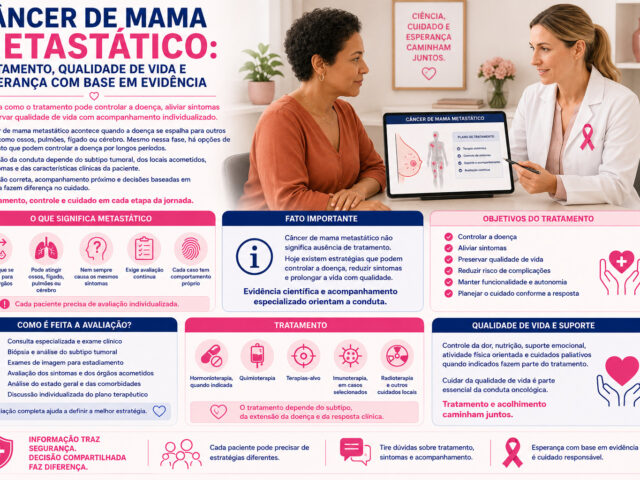 Câncer de Mama Metastático: Tratamento, Qualidade de Vida e Esperança com Base em Evidência