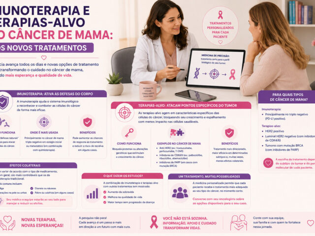 Imunoterapia e Terapias-Alvo no Câncer de Mama: Os Novos Tratamentos