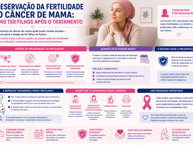 Preservação da Fertilidade no Câncer de Mama: Como Ter Filhos Após o Tratamento